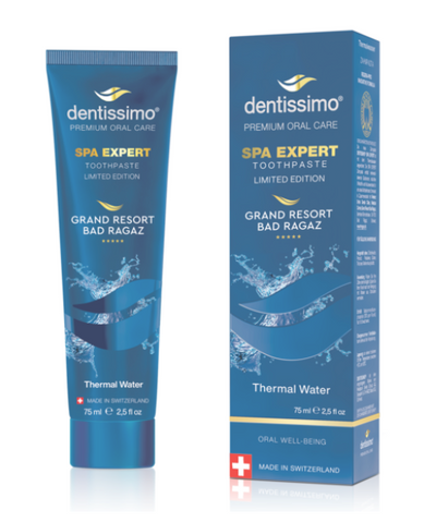 Dentissimo - 瑞士泉水配方牙膏 75ml（最佳日期至2024年6月底）