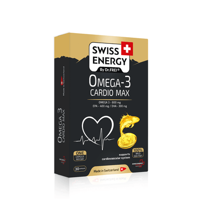 Swiss Energy® - Omega 3 Fish Oil - With EPA &amp; DHA - 30 Capsules 