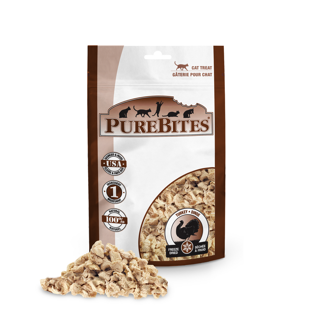 PureBites® - 凍乾火雞肉貓零食 - Nordic-Naturals -全方位家庭健康守護