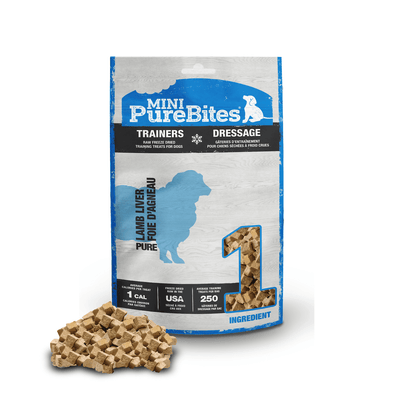 PureBites - Freeze Dried Sheep Liver Dog Treats for Training/Puppy 68g