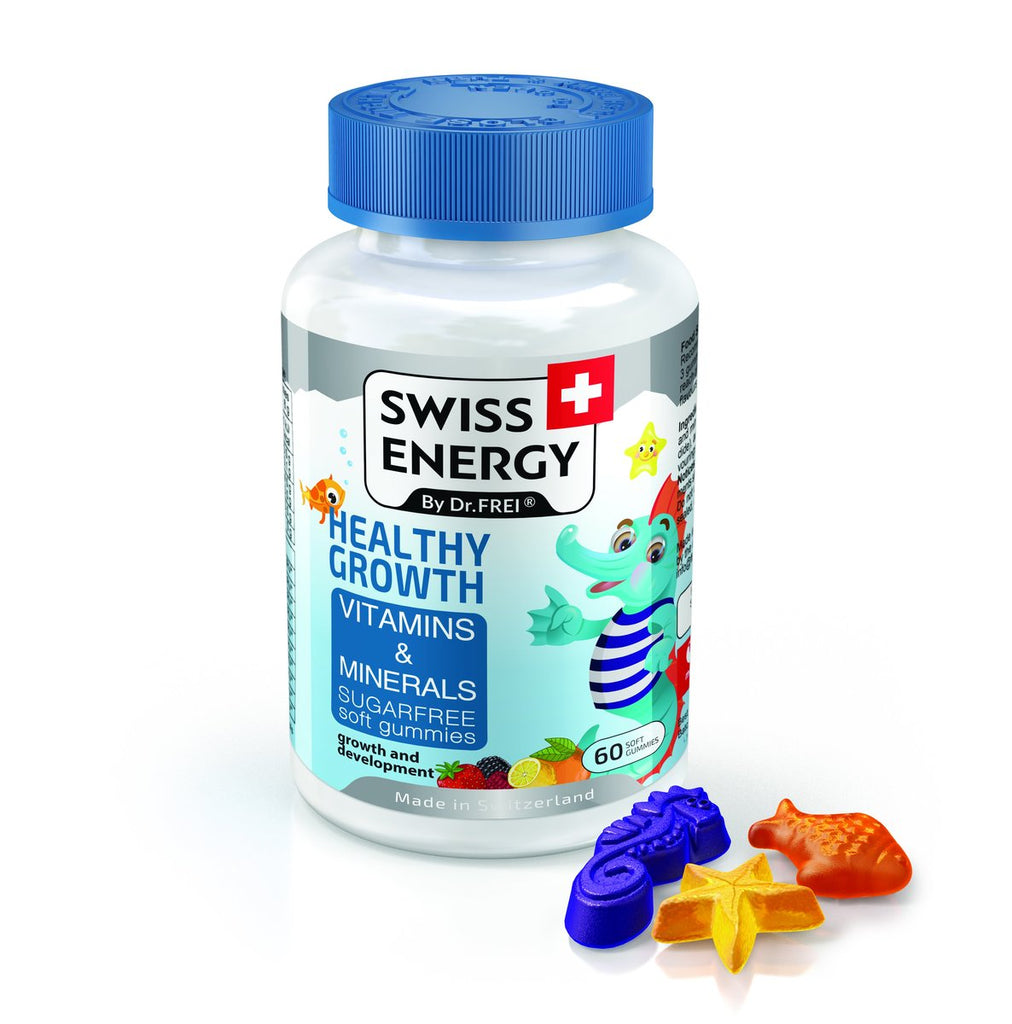Swiss Energy® - 兒童健康成長維他命軟糖 60粒裝（最佳日期至2024年3月底） - Nordic-Naturals -全方位家庭健康守護