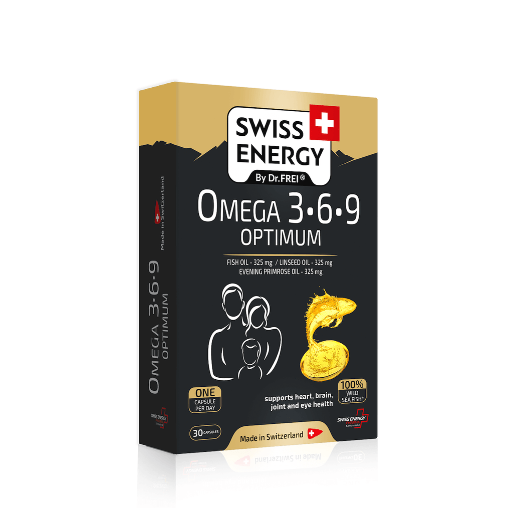 Swiss Energy® - Omega 3-6-9 脂肪酸魚油膠囊 - 30粒裝 - Nordic-Naturals -全方位家庭健康守護