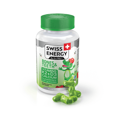 Swiss Energy® - Children's Vitamin Gummies with Calcium, Teeth and Bones 60 Capsules