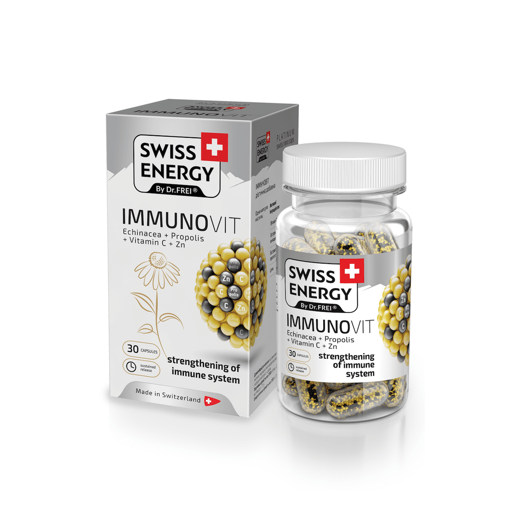 Swiss Energy® - 瑞士紫錐菊蜂膠維C加鋅納米膠囊 (30粒裝) - Nordic-Naturals -全方位家庭健康守護