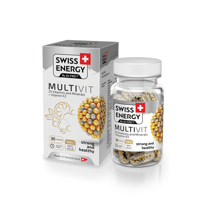 Swiss Energy® - 瑞士綜合維他命礦物質納米膠囊 (30粒裝)